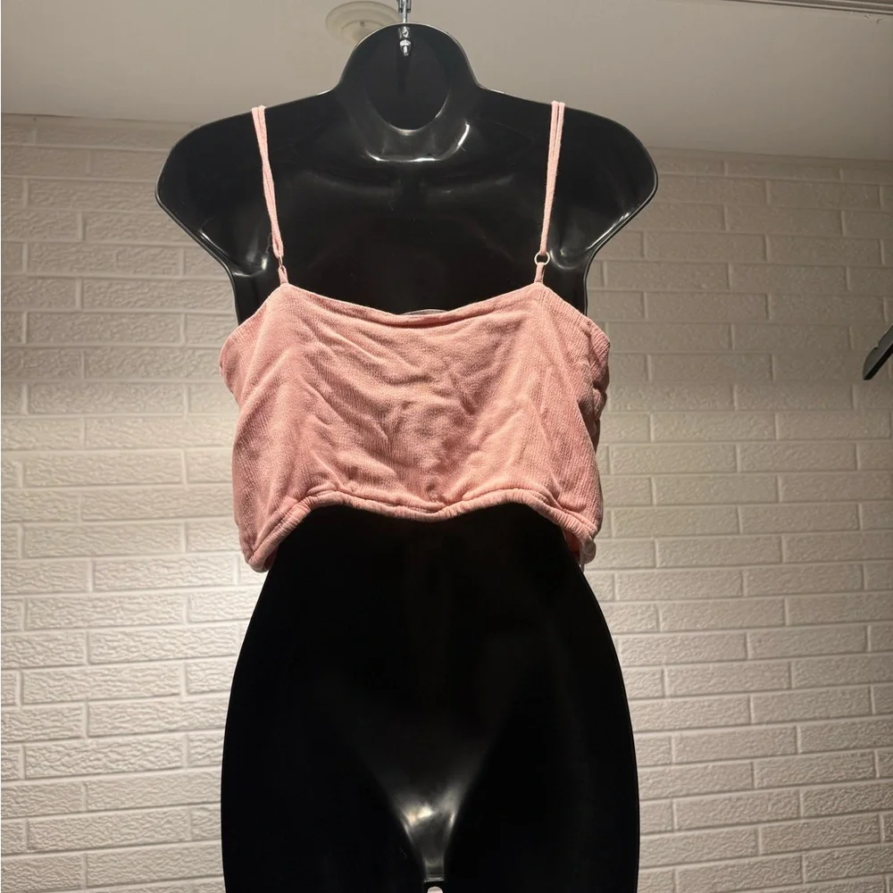 Lulu's Blush Pink Button-Front Camisole - Picture 2 of 3